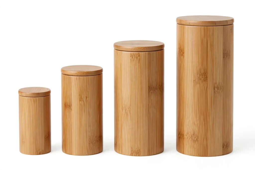 Bamboo Kitchen Storage Set - 4 Piece
