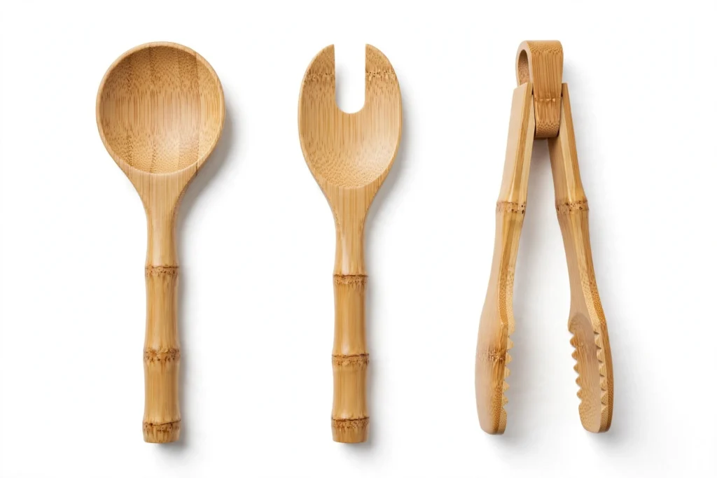 Bamboo Salad Servers