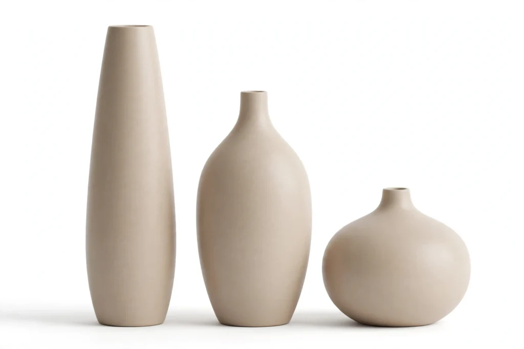 Ceramic Vase Set - 3 Piece