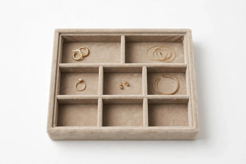 Velvet Jewelry Tray