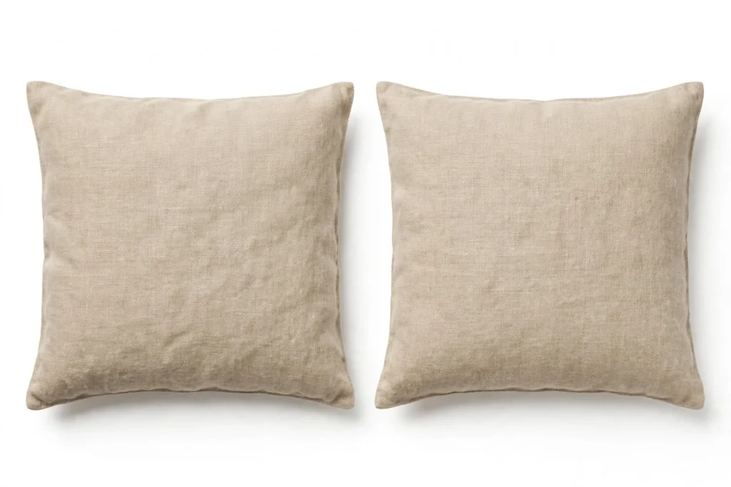 Linen Cushion Covers - 2 Pack